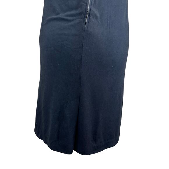 1960s Black Mod Shift Dress w/ Pockets | Size 12 | Vintage Classic - Picture 12 of 16